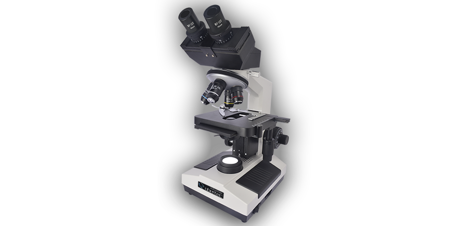 Microscopio biológico Obertec para laboratorio y educación